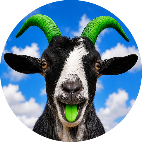 GOATZO goat round logo